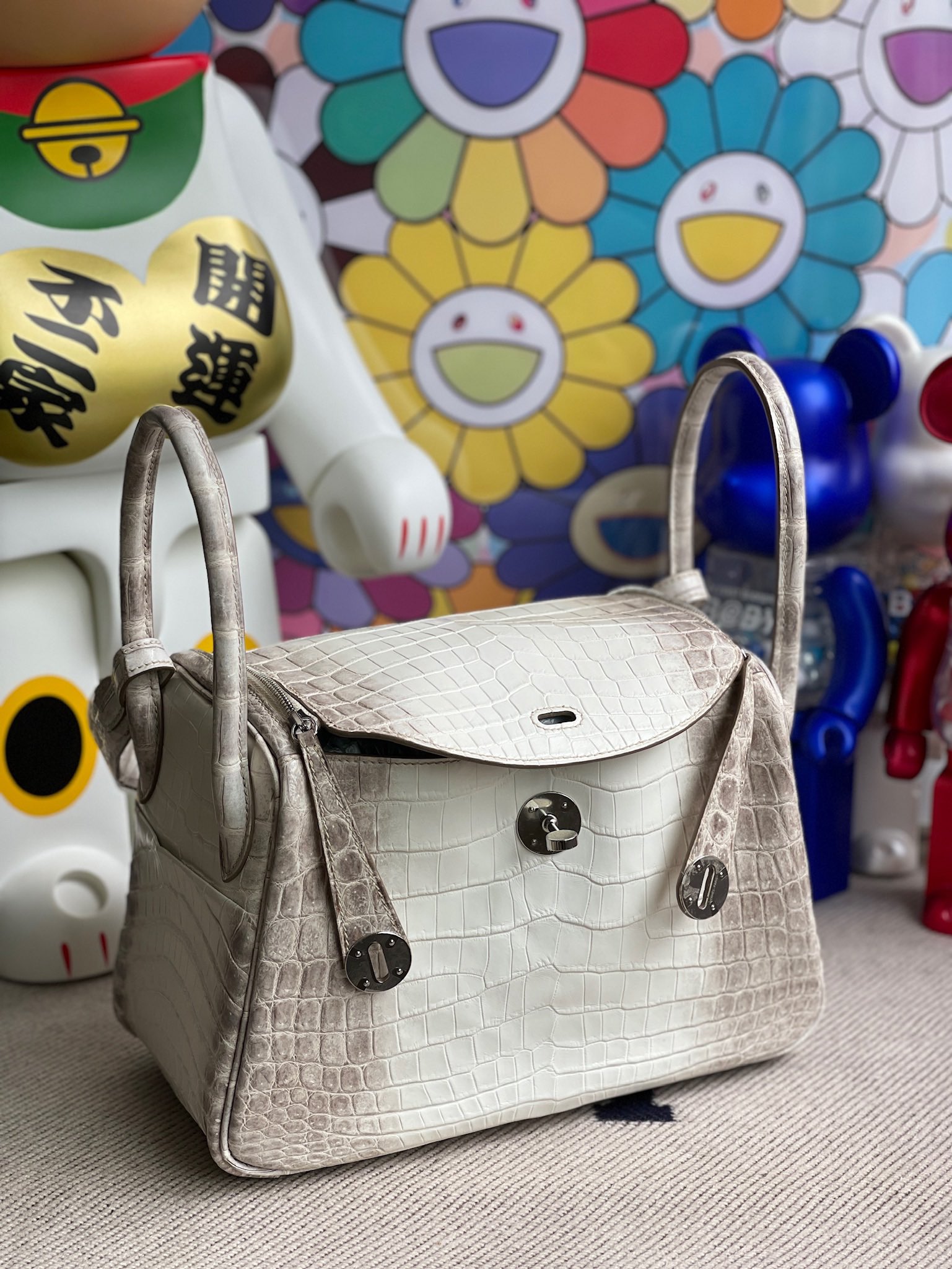 에르메스 린디백26 히말라야 은장